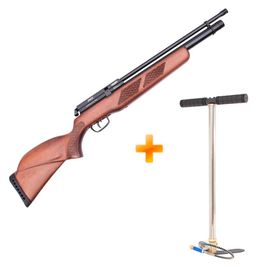 Carabina de Pressão PCP Coyote Madeira Gamo 5.5mm + BOMBA