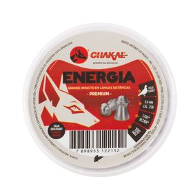Chumbinho Chakal Energia 6.0mm - 100 unidades