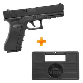Pistola de Pressão CO2 K17 AG 4.5mm - QGK + Maleta