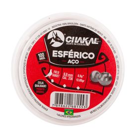 Esferas de Aço 6.0mm 100 unidades - Chakal