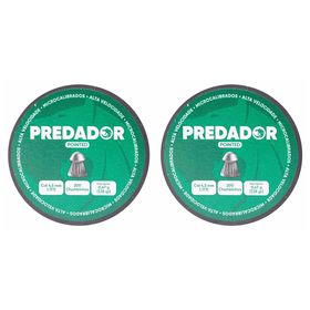 Kit 2 Chumbinho Aurok Predador Pointed 4.5mm - 400UN