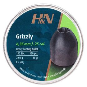 Chumbinho Profissional H&N Grizzly 6.35mm 150un