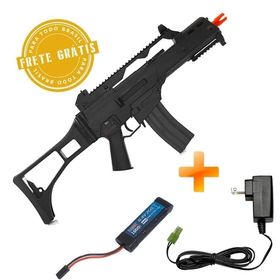 Airsoft Kit Rifle G36 G608 Assault AEG + Bateria + Carregador