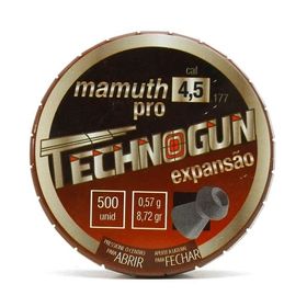 Chumbinho Technogun Mamuth Pro Expansão 4.5mm - 500 unidades