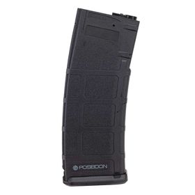 Airsoft Magazine M4 P-Mag Mid-Cap Black 180bb Polimero - Poseidon