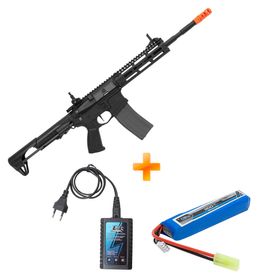 Rifle de Airsoft AEG M4A1 CM16 Raider-L 2.0E G&G + Bateria + Carregador