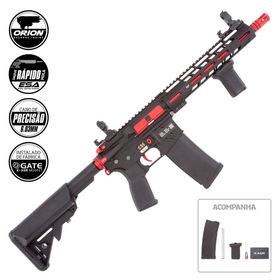 Rifle de Airsoft M4 Carbine Red Edition M-Lok SA-E39 Black Linha EDGE E-Serie - Specna Arms