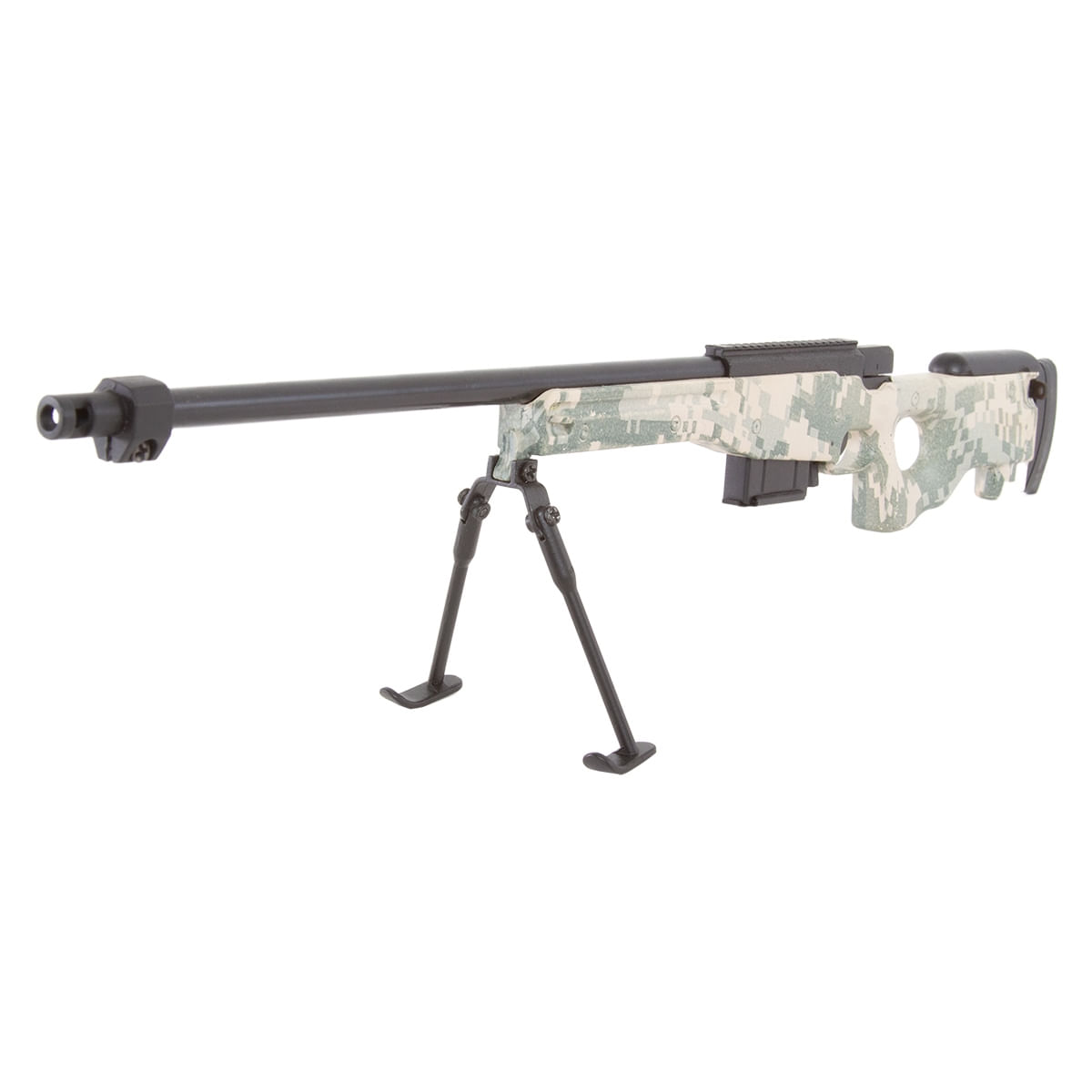 Rifle Sniper L96 Camuflado Miniatura Metálica - Arsenal Guns