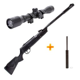 Carabina de Pressão Hatsan Alpha 5.5mm com Gás Ram + Luneta 4x32