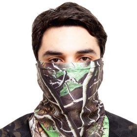 Balaclava Máscara Motoqueiro Cor Folha Verde com proteção solar +20 UV