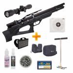 super-combo-carabina-de-pressao-pcp-mx10-s-synthetic-black-regulated-5-5mm-aselkon-bomba-luneta-4x32-z17