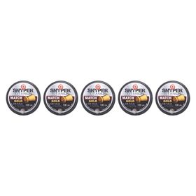 Kit 5 Chumbinho Snyper Titanium Match Gold 5.5mm - 500un.