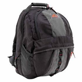 Mochila CAMPUS 30 Litros Preto Quadriculado - Trilhas e Rumos