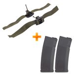 kit-airsoft-com-2-magazine-m4-s-mag-mid-cap-black-120bb-polimero-specna-arms-adaptador-clip-z1