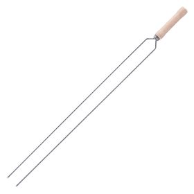 Espeto Fino Duplo para Churrasco 75cm - Mor