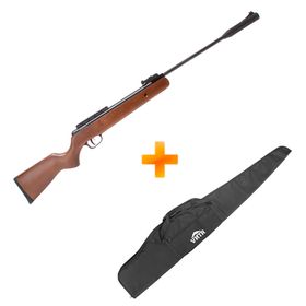 Carabina de Pressão Black Hawk Wood Nitro Madeira 5.5mm – Artemis + Capa