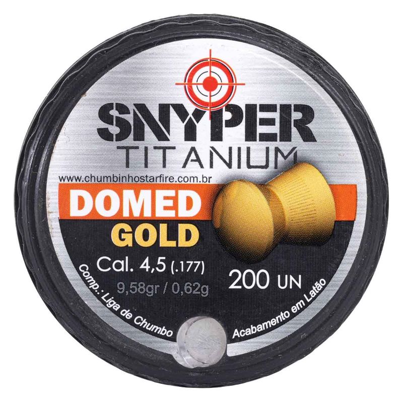 kit-5-chumbinho-snyper-titanium-domed-gold-4-5mm-1000un--z2