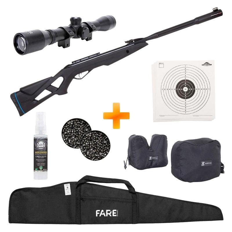 carabina-de-pressao-whisper-fusion-igt-5-5mm-gamo-luneta-sand-bag-chumbinho-capa-alvos-z31