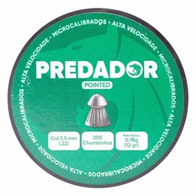 Chumbinho Aurok Predador Pointed 5.5mm - 200 unidades
