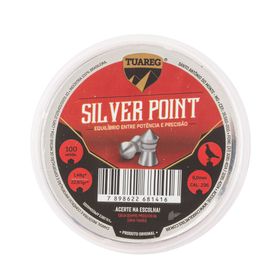 Chumbinho Tuareg Premium Silver Point 6.0mm - 100 unidades - Chakal
