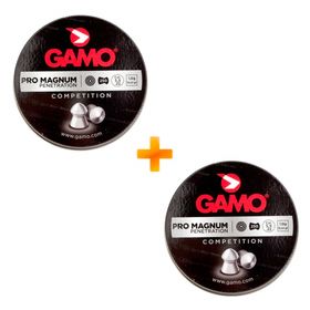 Kit com 2 Chumbinhos Gamo Pro Magnum 5.5mm - 500UN