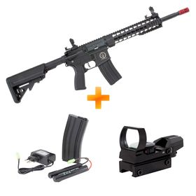 Rifle de Airsoft AEG M4 AR15 Neptune 10" – Rossi + Red Dot