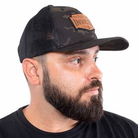 Boné Tático Commuter Camuflado Warskin Black - Invictus