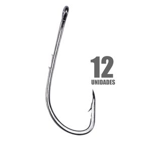 Anzol Baitholder Black 3/0 41mm - Pacote com 12 Unidades - PESCA BRASIL