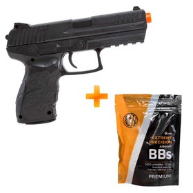 Pistola de Airsoft VG P30 V312 Spring 6.0mm – VIGOR + BB's