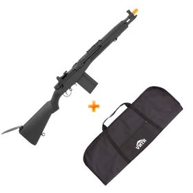 Rifle de Airsoft AEG M14 CM032A Socom Full Metal Cyma + Capa