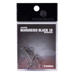 anzol-maruseigo-black-10-encastoado-pacote-com-8-unidades-pesca-brasil-z2