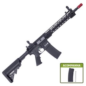 Rifle de Airsoft M4 Carbine Long M-Lok SA-C14 Black Linha Core C-Series - Specna Arms