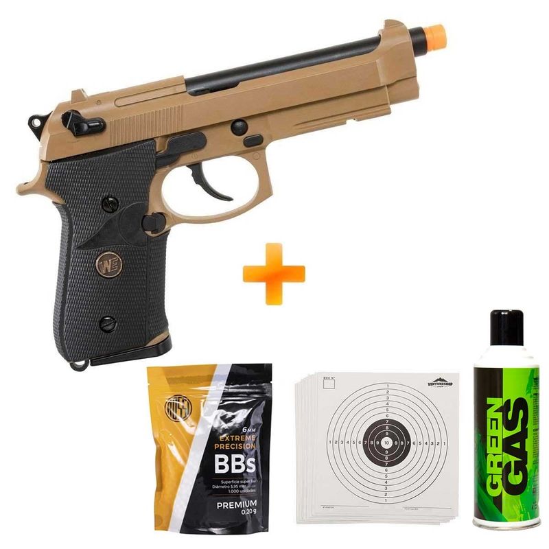 pistola-de-airsoft-a-gas-gbb-green-gas-m9-navy-tan-blowback-full-metal-–-we-green-gas-bb-s-alvos-z13