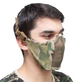 Máscara de Airsoft Meia Face Telada Confort Multicam – Feasso