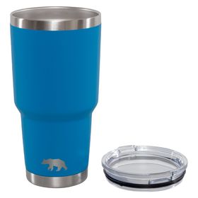 Copo Térmico Tumbler 887 ML Azul Marinho Com Tampa - QGK