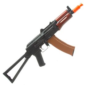 Rifle de Airsoft AEG AK-74U Wood Full Metal – EVO
