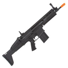 Rifle de Airsoft Scar Elétrico AEG SC-H Black Full Metal 6mm – QGK