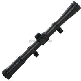 Luneta 4x20 Titan trilho 11mm - ideal para carabina e espingarda