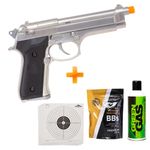 pistola-de-airsoft-a-gas-gbb-green-gas-m92-cromada-full-metal-blowback-6mm-we-green-gas-bb-s-alvos-z13