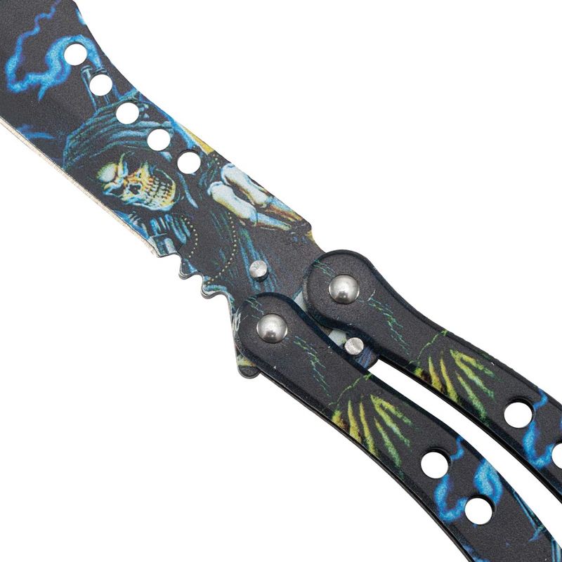 canivete-butterfly-em-aco-inox-azul-caveira-z2