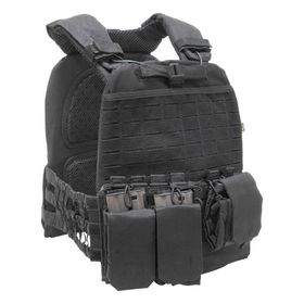 Colete Tático Modular TEC Plate Carrier Preto - EVO