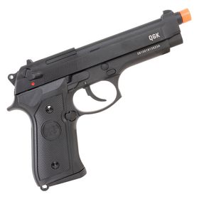 Pistola de Airsoft a Gás GBB Green Gás FM 92 Black QGK Blowback Full Metal – QGK