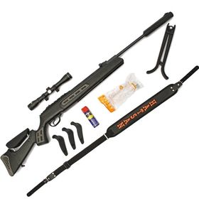 Carabina Hatsan HT 125 SNIPER 5.5mm + Gás ram 75kg Instalado + Luneta 4x32