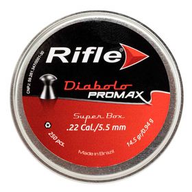 Chumbinho para Carabina de Pressão Rifle Diabolo PROMAX 5.5mm (.22) - 250un.