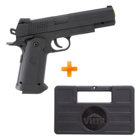 Pistola de Airsoft VG 1911 V18 Spring 6.0mm – VIGOR + Maleta Rígida