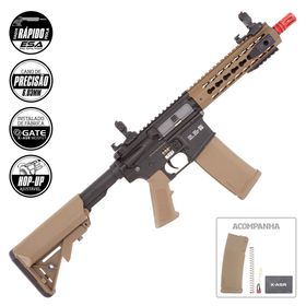 Rifle de Airsoft M4 Carbine RIS SA-C08 Half Black/Tan Linha Core C-Series - Specna Arms