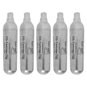 Kit com 5 Cilindros para Armas a Gás CO2 12G - Puff Dino
