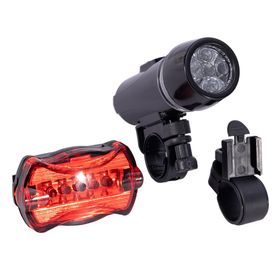 Kit Farol Lanterna Para Bike - Acte Sports