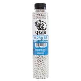BBs para Airsoft SRC QGK 0.28g 6mm 3000un