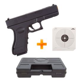 Pistola de Airsoft VG GK-V20 Spring 6.0mm – VIGOR + Maleta + Alvos